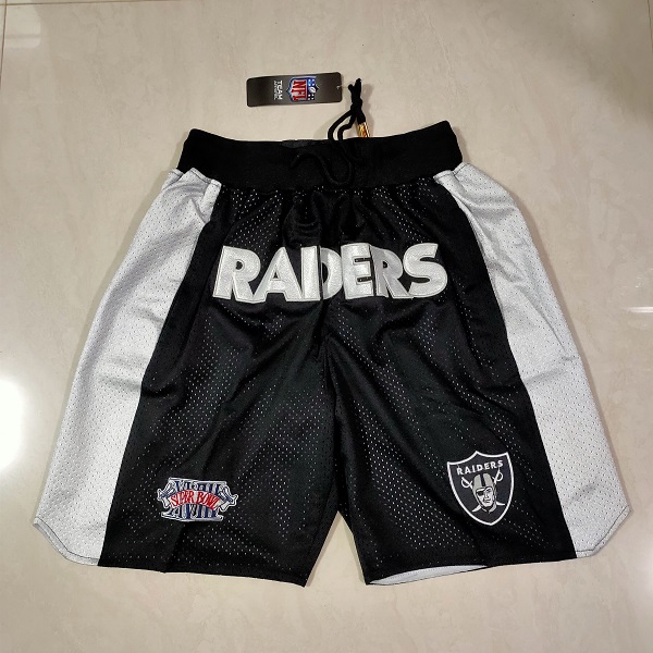 Men NFL 2021 Oakland Raiders Black Shorts